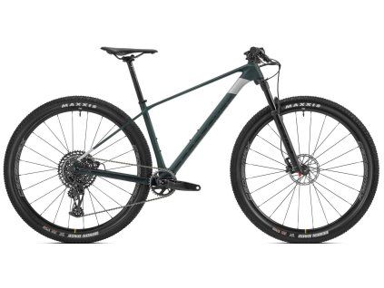 MONDRAKER Podium Carbon, translucent green carbon/racing silver, 2023 (Varianta Velikost S)
